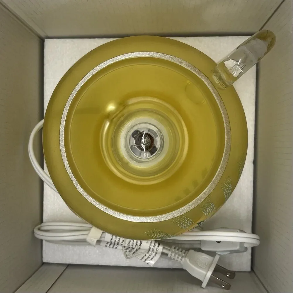 Scentsy Lemonade Pitcher Wax Warmer Retired Discontinued Full Size W/Box Yellow